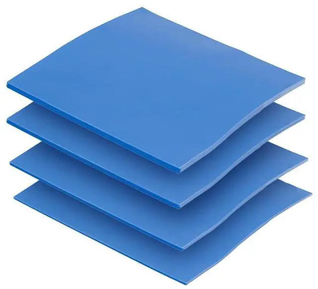 Main image of 4 Pack Thermal Pad,100x100mm 0.5mm 1mm 1.5mm 2mm Highly Efficient Thermal Conductivity 6.0 W/mK,Heat Resistant Silicone Thermal Pads for Laptop Heatsink CPU GPU SSD IC LED Cooler