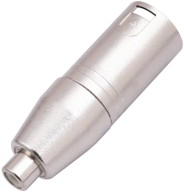 Alt view image 5 of 6 - XLR Male to RCA Female Adapter Cable - 2 Pack Audio Connector Converter for Microphone