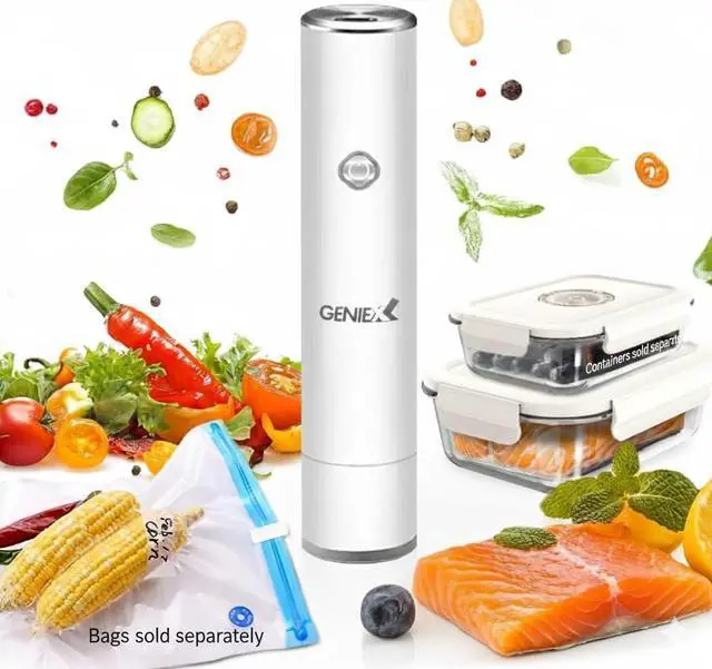 Alt view image 6 of 6 - Handheld Sealer for Food Storage (Sealer + 10 reuseable food bags)