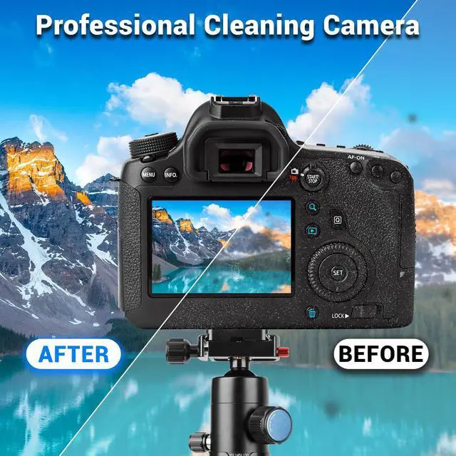 Alt view image 5 of 6 - Camera Lens Cleaning Kit, 10-in-1 Camera Cleaning Kit, Camera Lens Cleaner and Camera Accessories, Includes Lens Cleaning Kit/Lens Cleaner/Lens Cleaning Pen/Soft Brush