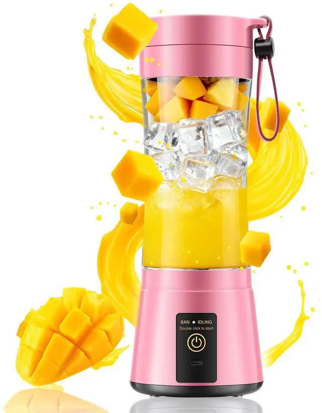 Main image of Personal Size Portable Blender Make Smoothies - Mini Blender 12oz Juice Cup