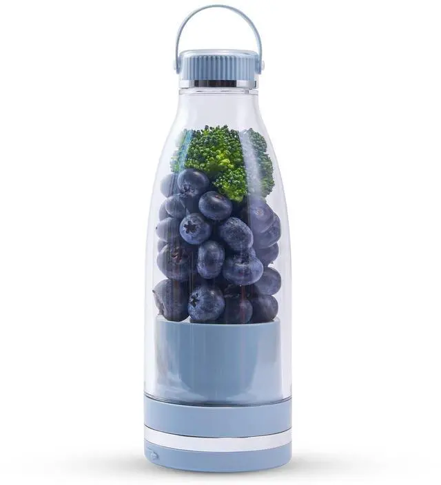 Main image of Smoothie Blender Personal Size Juicer 17oz Big Capacity USB-C Rechargeable (Light Sky Blue)