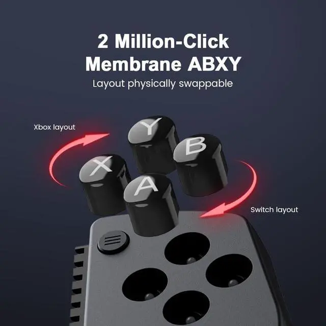 Alt view image 7 of 7 - X5s Bluetooth Mobile Gaming Controller for Android iPhone iPad mini, Hall Effect Joystick, Lightweight Ergonomic Phone Controller, Compatible with Genshin Impact & Zenless Zone Zero