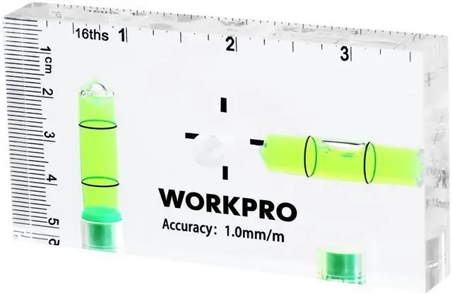 Main image of Small Level, 3-3/4 Inch Mini Level Tool, Magnetic Level with 2 Different Bubbles 90°/180°, Shatterproof Cross Check Bubble Level, Pocket Level for Picture Hanging Tool