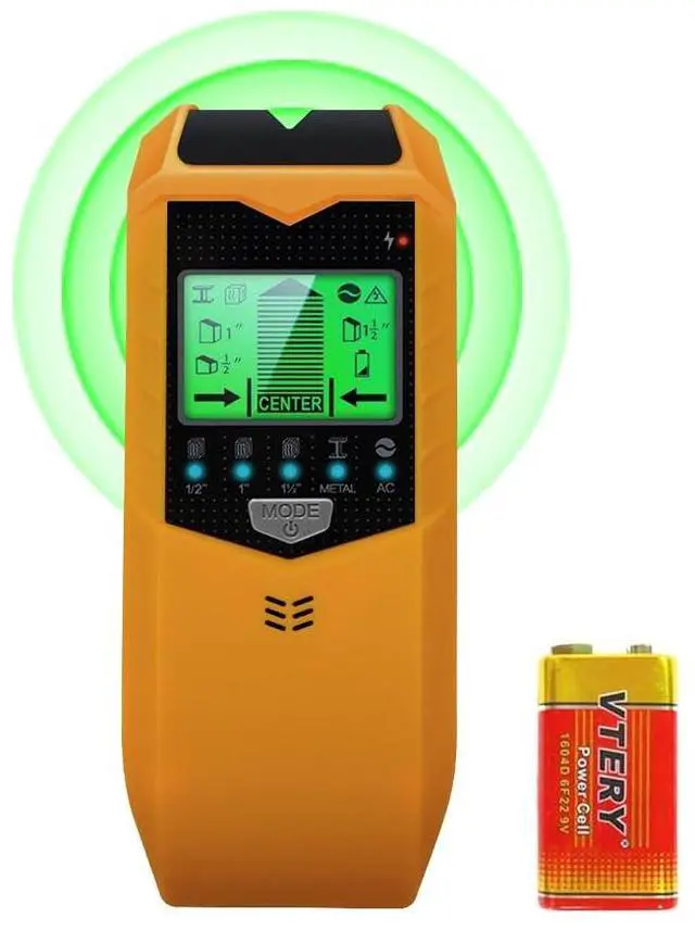 Main image of Stud Finder Wall Scanner, 5 in 1 Stud Detector with HD LCD Display for Center and Edge of Wood Metal AC Wire
