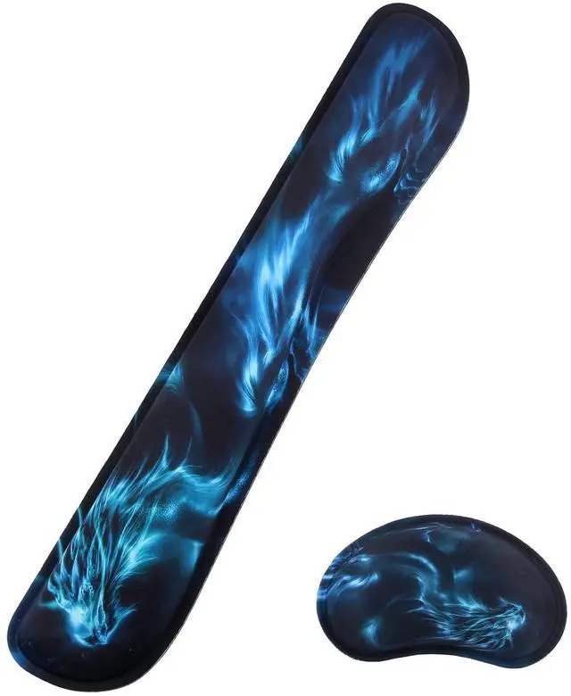 Main image of Wrist Rest for Computer Keyboard and Mouse Pad Support Memory Foam Set Easy Typing and Wrist Pain Relief Ergonomic Anti-Skid Wrist Cushion for Office Gaming Laptop Mac (2353)