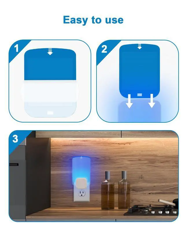 Alt view image 2 of 6 - 20 Pcs Refill Cartridges for Stem Flying Insect Light Trap, Replacement Glue Card Compatible with Wondercide Indoor Plug-in Blue Light Trap for Fly Bug Mosquito Gnat