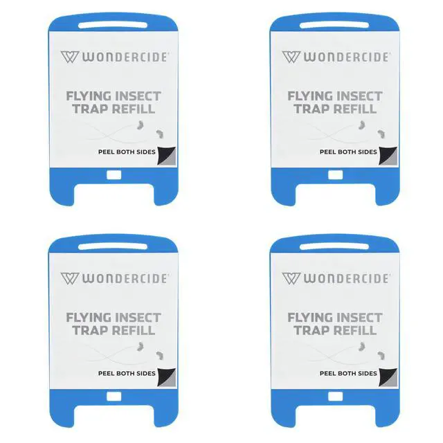Alt view image 4 of 6 - Flying Insect Fly Light Trap Cartridge Refills - No Device - Indoor Bug Catcher for House and Fruit Flies, Gnats, Moths, and Mosquitoes - 4 Pack