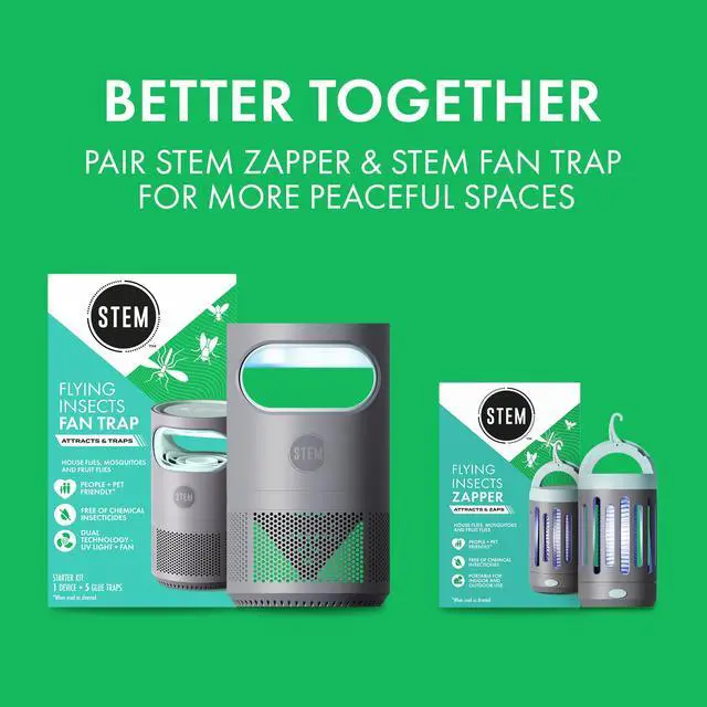 Alt view image 7 of 7 - Flying Insect Zapper, Indoor and Outdoor Electric Fly & Mosquito Trap, Includes Micro-USB Charging Cable and Brush for Cleaning
