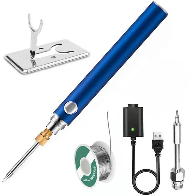Main image of Portable soldering iron, 1100 mAh battery, rechargeable for continuous repair, suitable for home appliance repair Electronic component soldering repair work
