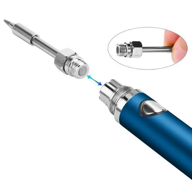 Alt view image 2 of 5 - Portable soldering iron, 1100 mAh battery, rechargeable for continuous repair, suitable for home appliance repair Electronic component soldering repair work