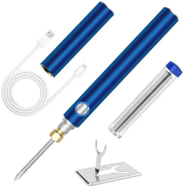 Main image of Cordless Soldering Iron Kit, Wireless Electric Soldering Gun Pen, 1100mAh Large Battery, Portable and Rechargeable for Home Appliance Repair, Electronic Components, DIY