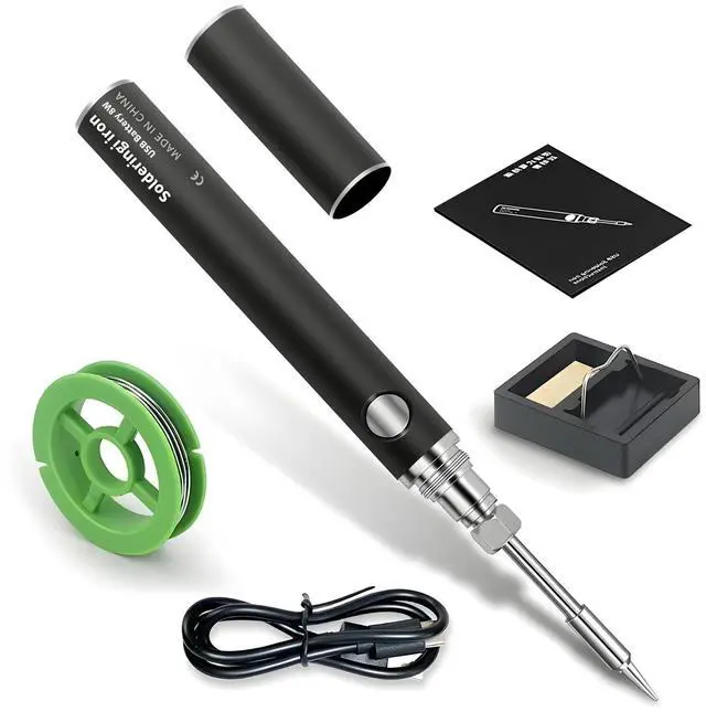 Main image of Portable Rechargeable Home Appliance Repair Tool PVC Circuit Board Repair Soldering Iron Kit 1000mAh Battery USB Wireless Electric Soldering Pen with Adjustable Temperature Electronic Component DIY