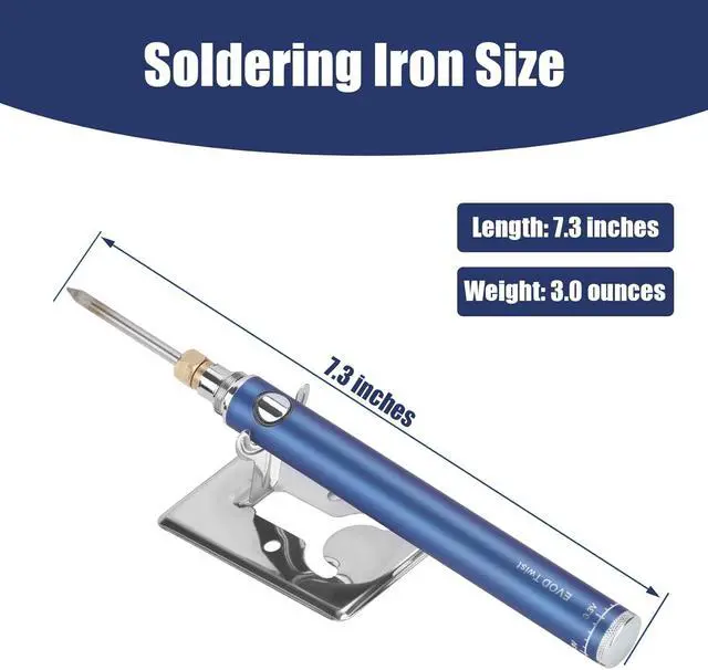 Alt view image 2 of 6 - Cordless Soldering Iron with Built-in 1100mAh Battery, Portable and Compact, Adjustable Temperature, Household, Repair Tools, Jewelry Welding