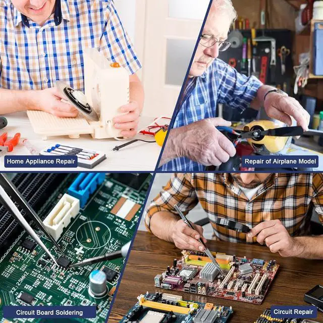 Alt view image 6 of 6 - Cordless Soldering Iron with Built-in 1100mAh Battery, Portable and Compact, Adjustable Temperature, Household, Repair Tools, Jewelry Welding