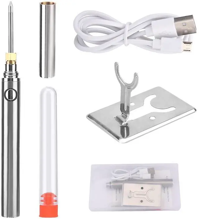 Main image of 5V 15W Cordless Portable USB Soldering Iron, Rechargeable Built-In Battery Soldering Iron Kit, Electronic Soldering Tool Pen Kit Charging Welding Tool