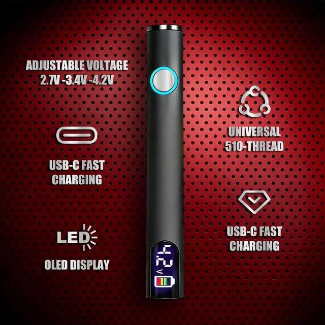 Alt view image 3 of 7 - 510 Thread Soldering Pen, Portable Rechargeable Wire Soldering Pen Set With Led Display, Suitable for Appliance Repair, Electronic Component Repair and Diyblack