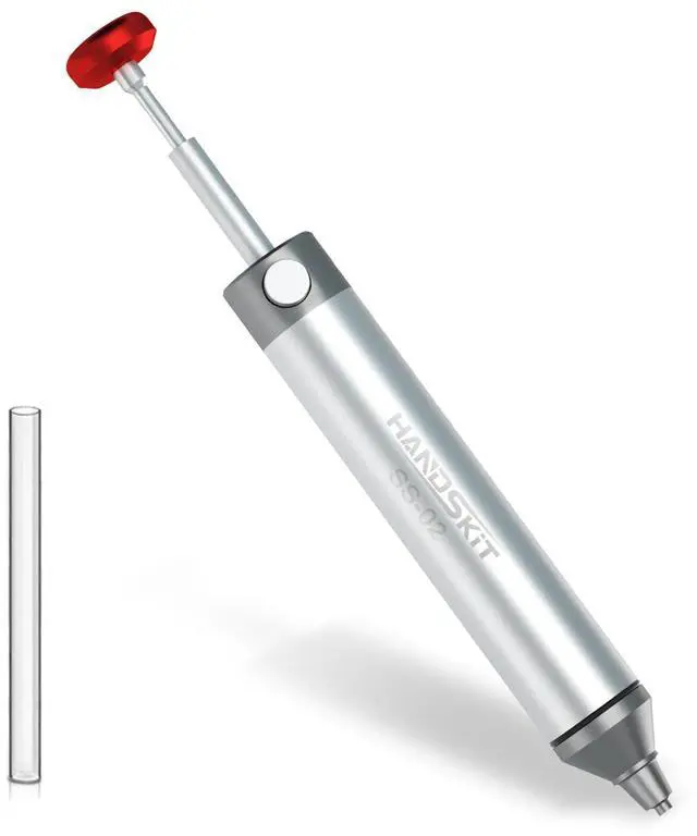 Main image of Solder Sucker,No Clog Desoldering Wick for Solder Removing Heat Resistant Sucking Nozzle Tube Desolder Tool Soldering Pump Strong Vacuum Suction Remover Desolder Gun Solder Iron Cleaner