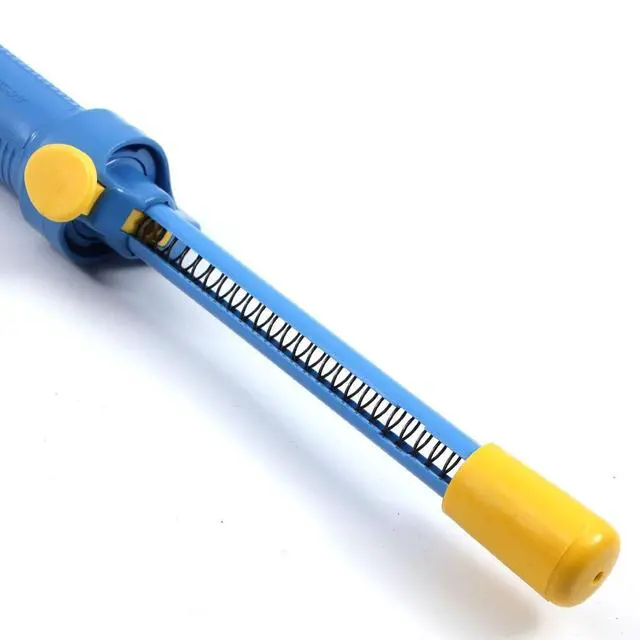 Alt view image 3 of 3 - Blue 13" Sucking Vacuum Desoldering Pump Solder Sucker Remover Hand Tool