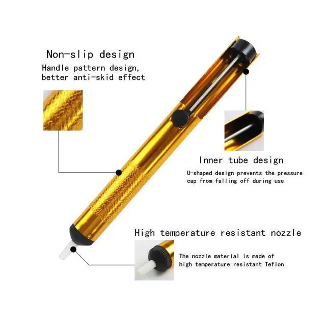 Alt view image 2 of 6 - Professional welding tools and desoldering tool sets (11 pieces), desoldering pumps, desoldering wicks, wire cutters, tweezers, soldering iron auxiliary accessories
