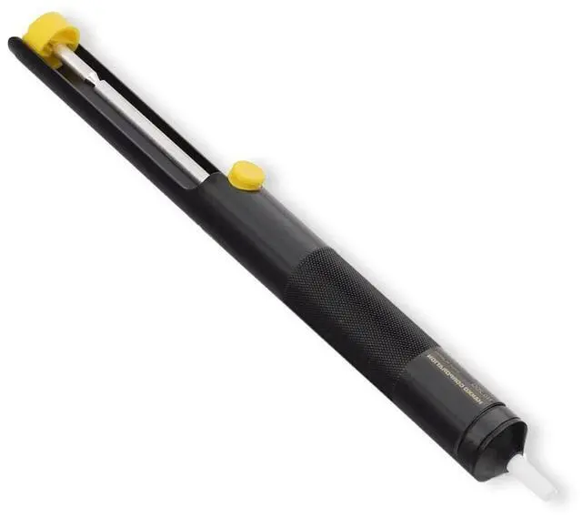 Main image of Solder Sucker Desoldering Pump Sucking Vacuum Desoldering Pump with Teflon Tip 7.5" Solder Sucker Silicone Desoldering Tool Desoldering Pumps Black Soldapullt