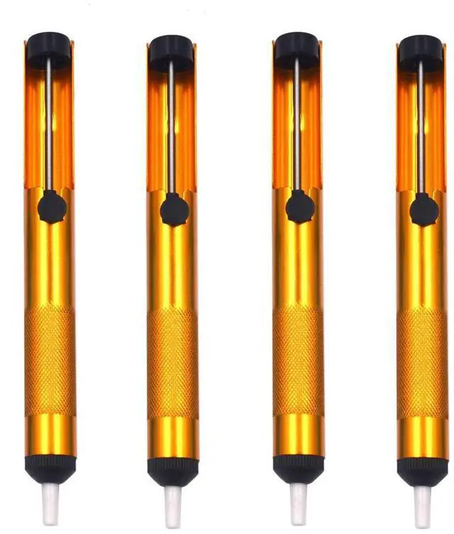 Main image of (Pack of 4) All Aluminum Alloy Solder Sucker Desoldering Pump, Vacuum Solder Sucker Removal Tool for Desoldering