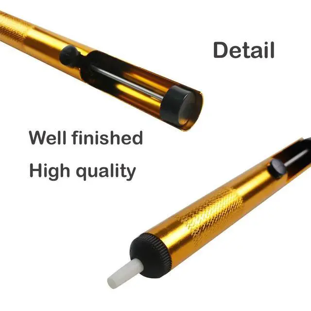 Alt view image 5 of 5 - (Pack of 4) All Aluminum Alloy Solder Sucker Desoldering Pump, Vacuum Solder Sucker Removal Tool for Desoldering