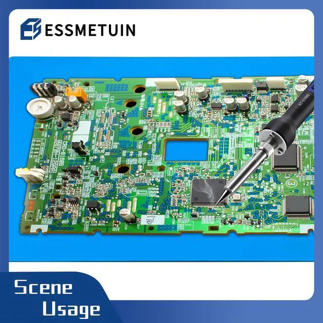 Alt view image 7 of 7 - Soldering Work Mat, Heat Resistant Silicone for Soldering, Electronics Repair, 920°F Max Temp, 19.8 x 13.8 Inches