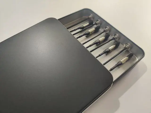 Alt view image 7 of 7 - Magnetic Helping Hands for Soldering - All-in-One Station with 10 Flexible Clips & Steel Box - Ideal for Soldering, Model Painting, PCB Holder (Black)