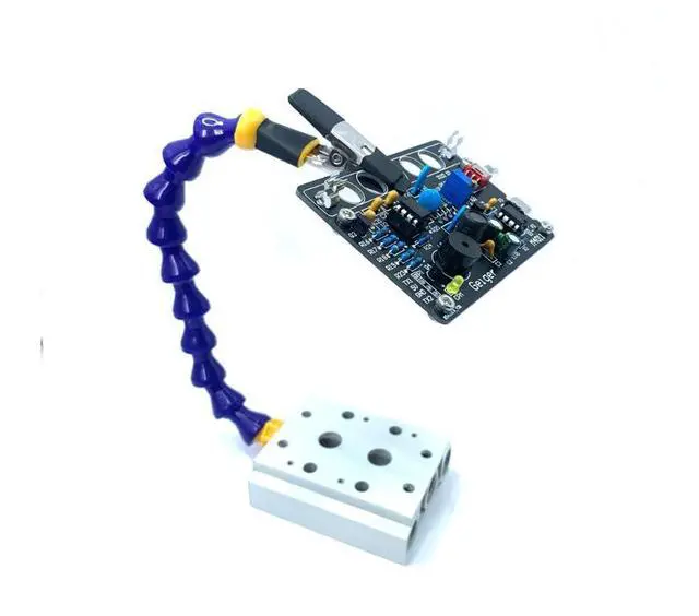 Alt view image 2 of 5 - Multi-Function Soldering Helping Hands with Sturdy Weighted Base, Flexible Arms & Alligator Clips, PCB Holder Station for Electric Soldering Iron, RC Model Building, Circuit Board Repair