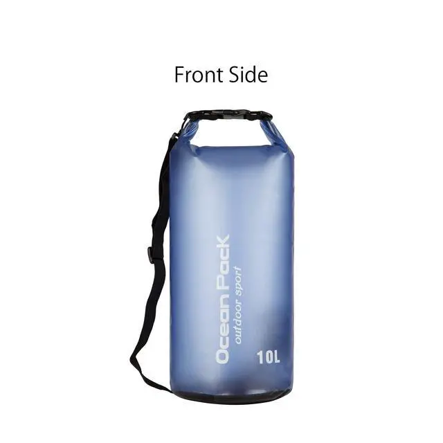 Alt view image 3 of 7 - Waterproof Dry Bag,10L/20L Roll Top Waterproof Dry Bag Backpack For Kayaking Boating Swimming fow Women Men (Blue-10L)