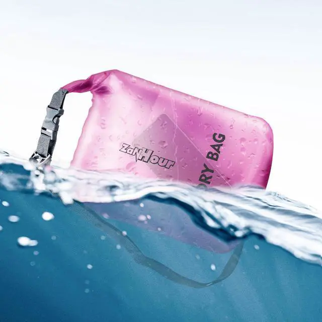Alt view image 5 of 6 - Waterproof Dry Bag - Roll Top Transparent Storage Bag,2L/5L/10L/20L,Suitable for Traveling, Swimming, Kayaking, Camping, Fishing, Rainy Day Trips