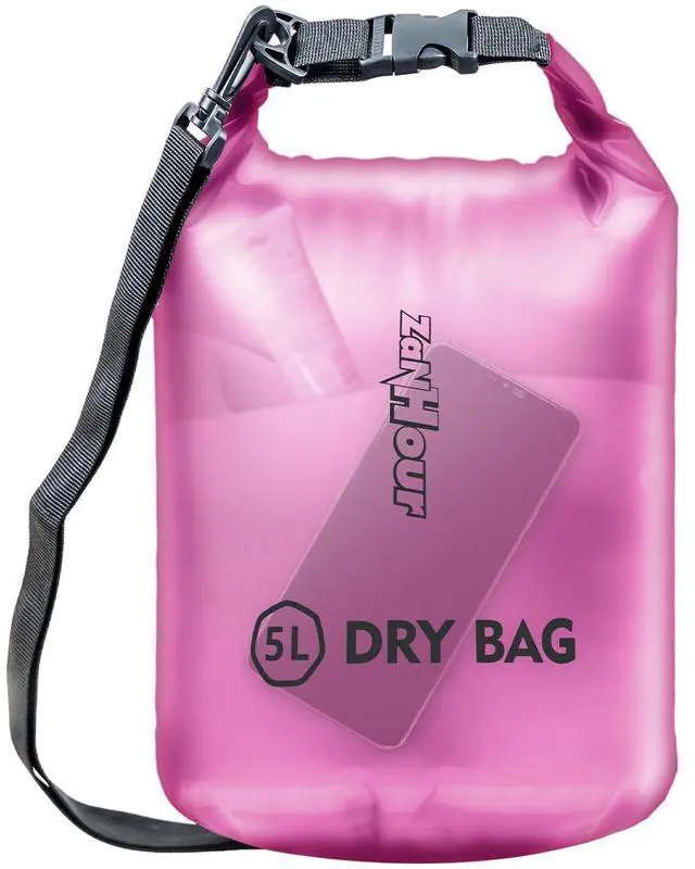 Main image of Waterproof Dry Bag - Roll Top Transparent Storage Bag,2L/5L/10L/20L,Suitable for Traveling, Swimming, Kayaking, Camping, Fishing, Rainy Day Trips