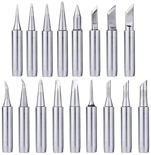 Main image of 17Pcs 900M Soldering Iron Tips Solder Welding Replacement Tip Kit for for Hakko, Radio Shack, TENMA, ATTEN, Quick, Aoyue, Yihua Solder Station