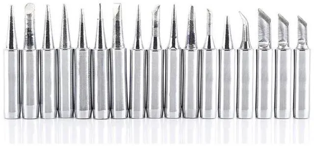 Alt view image 4 of 7 - 17Pcs 900M Soldering Iron Tips Solder Welding Replacement Tip Kit for for Hakko, Radio Shack, TENMA, ATTEN, Quick, Aoyue, Yihua Solder Station