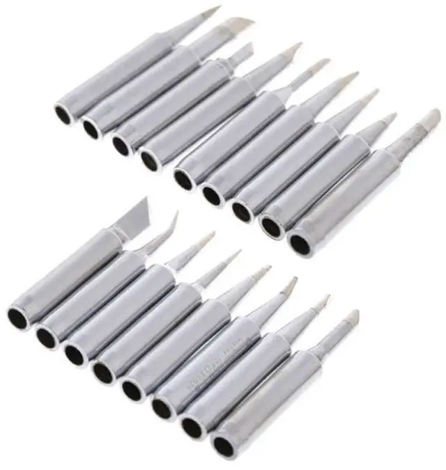 Alt view image 5 of 7 - 17Pcs 900M Soldering Iron Tips Solder Welding Replacement Tip Kit for for Hakko, Radio Shack, TENMA, ATTEN, Quick, Aoyue, Yihua Solder Station