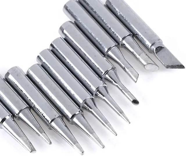Alt view image 7 of 7 - 17Pcs 900M Soldering Iron Tips Solder Welding Replacement Tip Kit for for Hakko, Radio Shack, TENMA, ATTEN, Quick, Aoyue, Yihua Solder Station