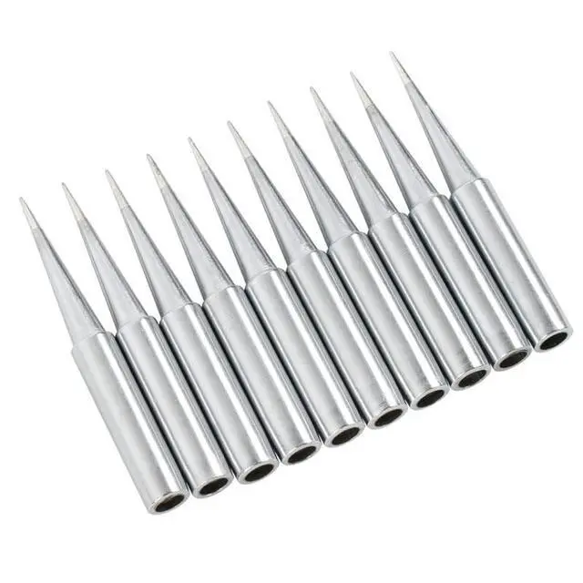 Alt view image 2 of 6 - 10Pcs Soldering Iron Tips Replacement 900M Soldering Tips Fine Solder Gun Tips for for Hakko, Radio Shack, TENMA, ATTEN, Quick, Aoyue, Yihua Solder Station