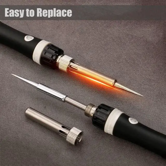 Alt view image 6 of 6 - 10Pcs Soldering Iron Tips Replacement 900M Soldering Tips Fine Solder Gun Tips for for Hakko, Radio Shack, TENMA, ATTEN, Quick, Aoyue, Yihua Solder Station