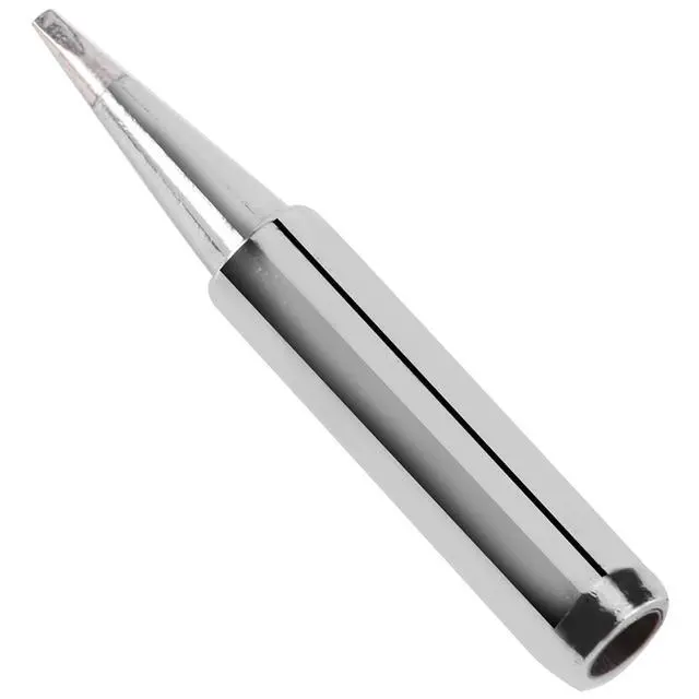 Alt view image 2 of 7 - Soldering Iron Tips 10Pcs, Copper Tips Replacement Soldering, Soldering Tips with Retaining Sleeve, Suitable for 936, 937, 938, 969, 8586, 852D Solder Station