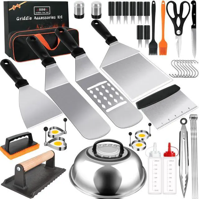 Main image of 42PCS Blackstone Griddle Accessories Kit, Flat Top Grill Accessories Set for Blackstone and Camp Chef, Grill Spatula Set with Melting Dome, Burger Press, Gifts for Men, for Men