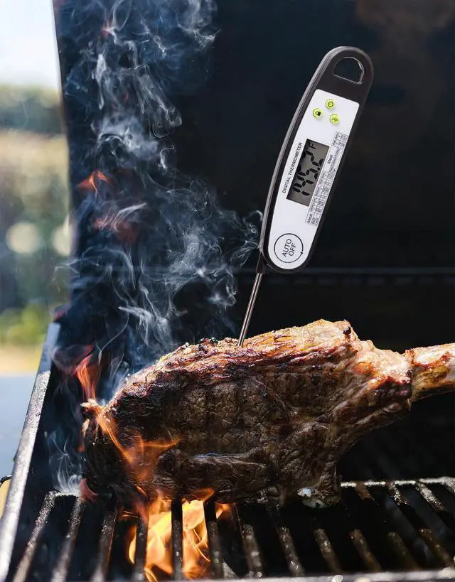 Alt view image 5 of 7 - Meat Thermometer Digital, Meat Thermometers for Grilling, Food Thermometer with Backlight, Instant Read Thermometer for Grill Candy and Cooking