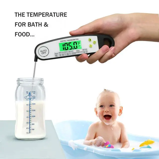 Alt view image 7 of 7 - Meat Thermometer Digital, Meat Thermometers for Grilling, Food Thermometer with Backlight, Instant Read Thermometer for Grill Candy and Cooking