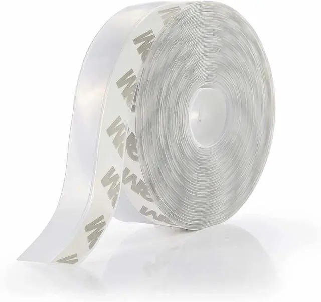 Main image of Weather Stripping Door Seal Strip,Door Strip Bottom for Doors Silicone Sealing Sticker Adhesive for Doors and Windows Gaps of Anti-Collision Silicone 5M/16FT (25MM, Transparent)