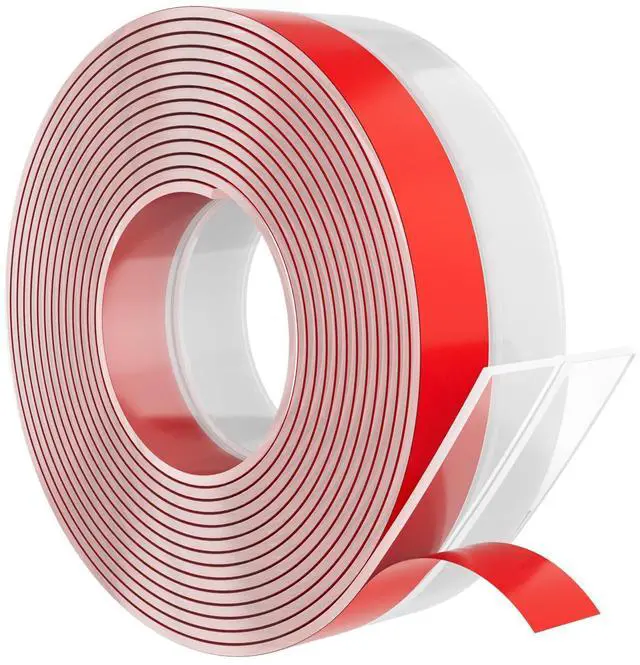 Main image of 20 ft x 1 in Weather Stripping, Door Draft Stopper Silicone Gap Seal Strip for House and Glass Shower Doors for Side Gaps of Door and Windows, Clear