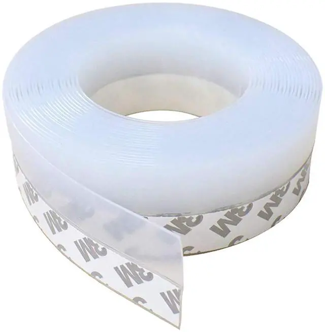 Main image of Silicone Seal Strip - Weather Stripping Door Window Seal-Door Strip Bottom Draft Stopper 16.5 Foot (25MM, Transparent)