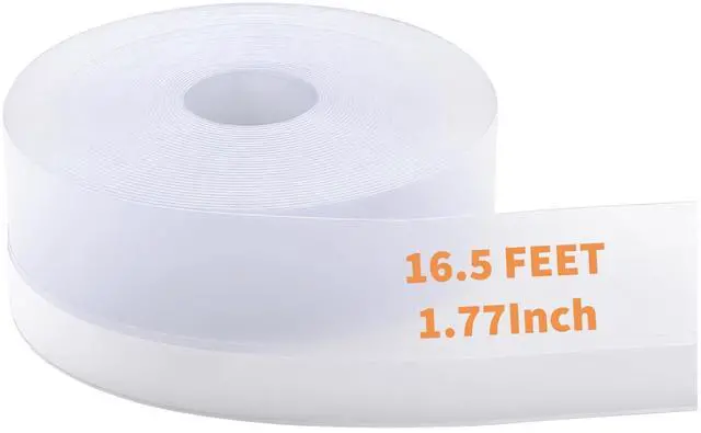Main image of Weather Stripping Door Seal, 33 Feet Silicone Door Seal Strip Tape, Self Adhesive Doors Draft Stopper for Wind and Noise Blocking, Ideal for Doors, Windows and Shower Glass Gaps, Transparent