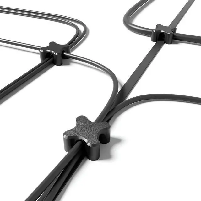 Alt view image 5 of 5 - Magnetic Cable Organizer Desktop Multipurpose Cord Keeper & Cable Management Clip for Home & Office
