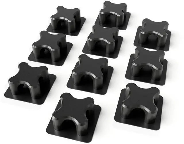 Alt view image 2 of 5 - Magnetic Cable Organizer Desktop Multipurpose Cord Keeper & Cable Management Clip for Home & Office