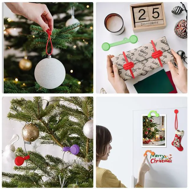 Alt view image 6 of 7 - Reusable Silicone Magnetic Cable Ties - 2 Sizes Combo (4pcs 2.95'' + 4pcs 7.68'') - Multi-Purpose for Cable Bundling, Organizing, Bookmarks & Fridge Magnets - Assorted Colors, 8-Pack